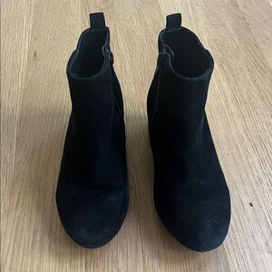 GB Girls Black Ankle Booties